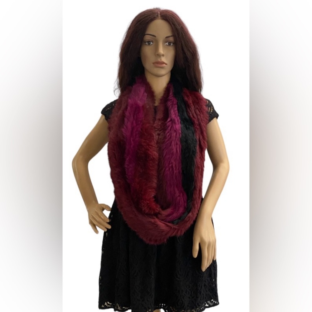 Jocelyn accessories fur infinity scarf